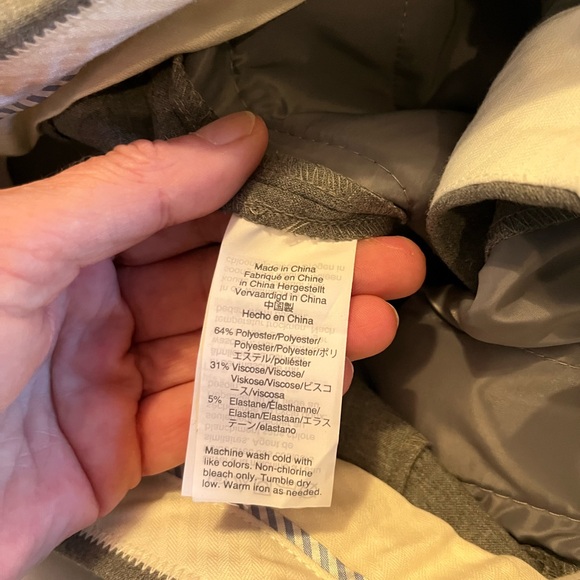 NWT J.Crew 365 Cameron grey pants size 00P - Picture 11 of 11